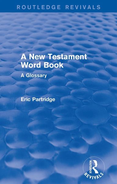 A New Testament Word Book (eBook, PDF)