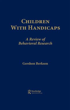 Children With Handicaps (eBook, PDF) - Berkson, Gershon