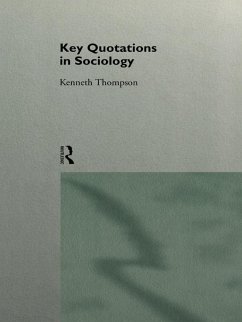 Cover Key Quotations in Sociology (eBook, PDF)
