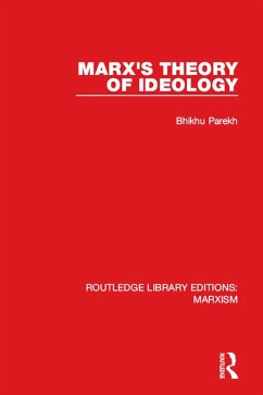 Cover Marx's Theory of Ideology (RLE Marxism) (eBook, PDF)