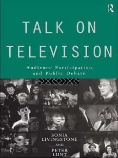 Talk on Television (eBook, ePUB) - Livingstone, Sonia; Lunt, Peter