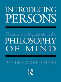 Introducing Persons (eBook, PDF) - Carruthers, Peter