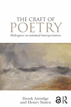The Craft of Poetry (eBook, ePUB) - Attridge, Derek; Staten, Henry