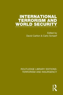 Cover International Terrorism and World Security (eBook, ePUB)