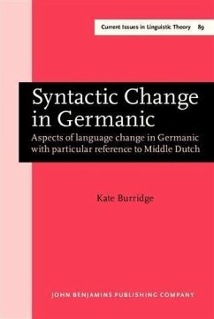 Cover Syntactic Change in Germanic (eBook, PDF)