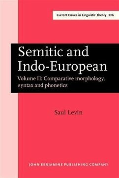 Cover Semitic and Indo-European (eBook, PDF)