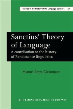 Sanctius' Theory of Language (eBook, PDF) - Breva-Claramonte, Manuel