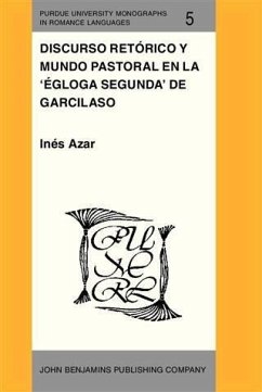 Cover Discurso retorico y mundo pastoral en la 'Egloga segunda' de Garcilaso (eBook, PDF)