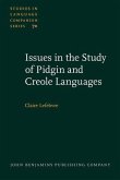 Issues in the Study of Pidgin and Creole Languages (eBook, PDF)
