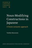 Noun-Modifying Constructions in Japanese (eBook, PDF)