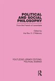 Political and Social Philosophy (Routledge Library Editions: Political Science Volume 30) (eBook, PDF)