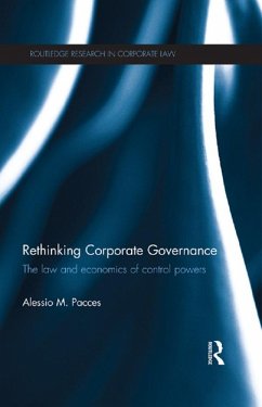 Rethinking Corporate Governance (eBook, ePUB) - Pacces, Alessio