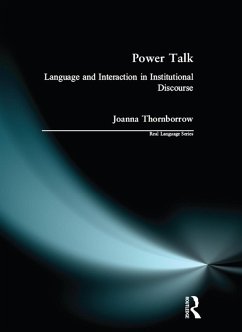 Power Talk (eBook, ePUB) - Thornborrow, Joanna