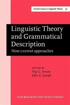 Linguistic Theory and Grammatical Description (eBook, PDF)