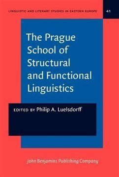 Prague School of Structural and Functional Linguistics (eBook, PDF)