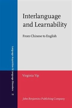 Interlanguage and Learnability (eBook, PDF) - Yip, Virginia