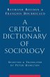 A Critical Dictionary of Sociology... - Bild 1