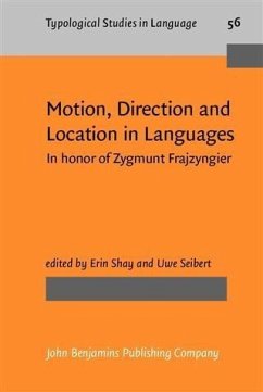 Cover Motion, Direction and Location in Languages (eBook, PDF)