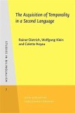 Acquisition of Temporality in a Second Language (eBook, PDF)