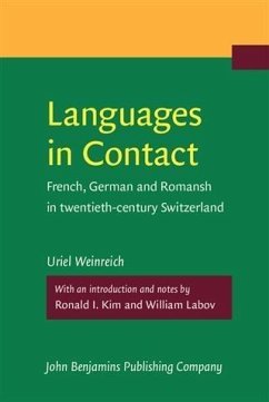 Languages in Contact (eBook, PDF) - Weinreich, Uriel