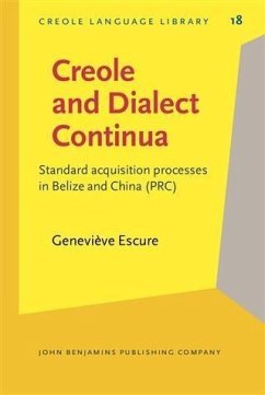 Creole and Dialect Continua (eBook, PDF) - Escure, Genevieve