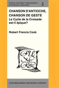 Cover Chanson d'Antioche, chanson de geste (eBook, PDF)