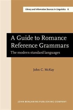 Cover Guide to Romance Reference Grammars (eBook, PDF)