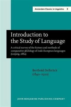 Introduction to the Study of Language (eBook, PDF) - Delbruck, Berthold