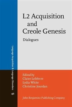 Cover L2 Acquisition and Creole Genesis (eBook, PDF)