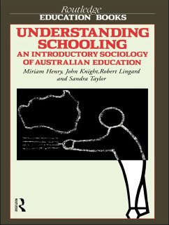 Cover Understanding Schooling (eBook, PDF)