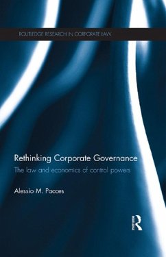 Rethinking Corporate Governance (eBook, PDF) - Pacces, Alessio