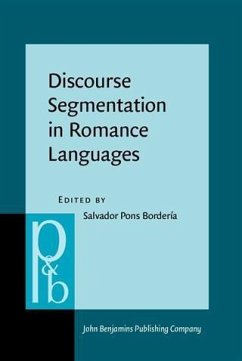 Discourse Segmentation in Romance Languages (eBook, PDF)