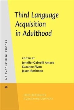 Third Language Acquisition in Adulthood (eBook, PDF)