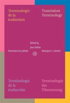 Cover Terminologie de la Traduction (eBook, PDF)