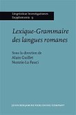 Lexique-Grammaire des langues romanes (eBook, PDF)
