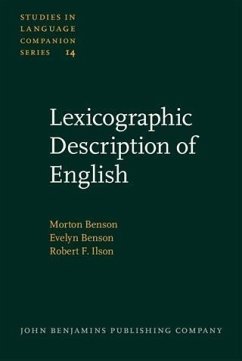 Lexicographic Description of English (eBook, PDF) - Benson, Morton