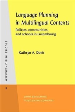 Language Planning in Multilingual Contexts (eBook, PDF) - Davis, Kathryn A.