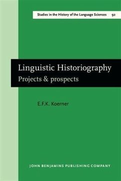 Cover Linguistic Historiography (eBook, PDF)