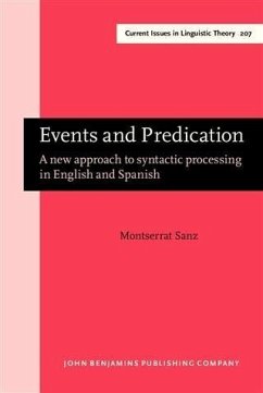 Events and Predication (eBook, PDF) - Sanz, Montserrat