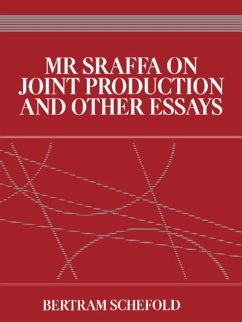 Mr Sraffa on Joint Production and Other Essays (eBook, ePUB) - Schefold, Bertram
