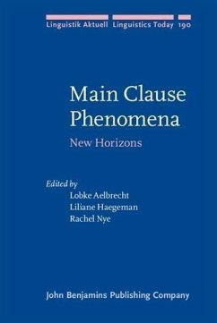 Cover Main Clause Phenomena (eBook, PDF)