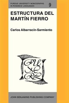 Estructura del Martin Fierro (eBook, PDF) - Albarracin-Sarmiento, Carlos