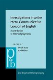 Investigations into the Meta-Communicative Lexicon of English (eBook, PDF)