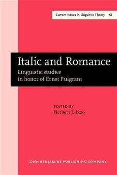 Cover Italic and Romance (eBook, PDF)