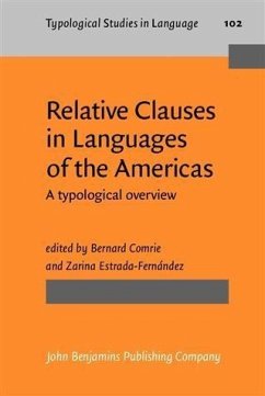 Cover Relative Clauses in Languages of the Americas (eBook, PDF)