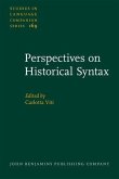 Perspectives on Historical Syntax (eBook, PDF) Perspectives on Historical Syntax (eBook, PDF)