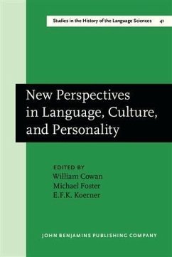 Cover New Perspectives in Language, Culture, and Personality (eBook, PDF)