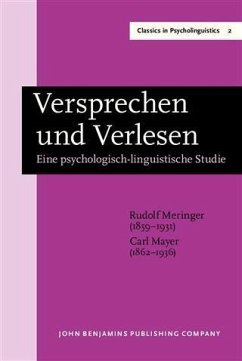 Versprechen und Verlesen (eBook, PDF) - Meringer, Rudolf
