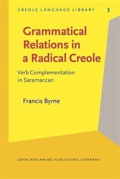 Cover Grammatical Relations in a Radical Creole (eBook, PDF)