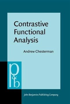 Contrastive Functional Analysis (eBook, PDF) - Chesterman, Andrew